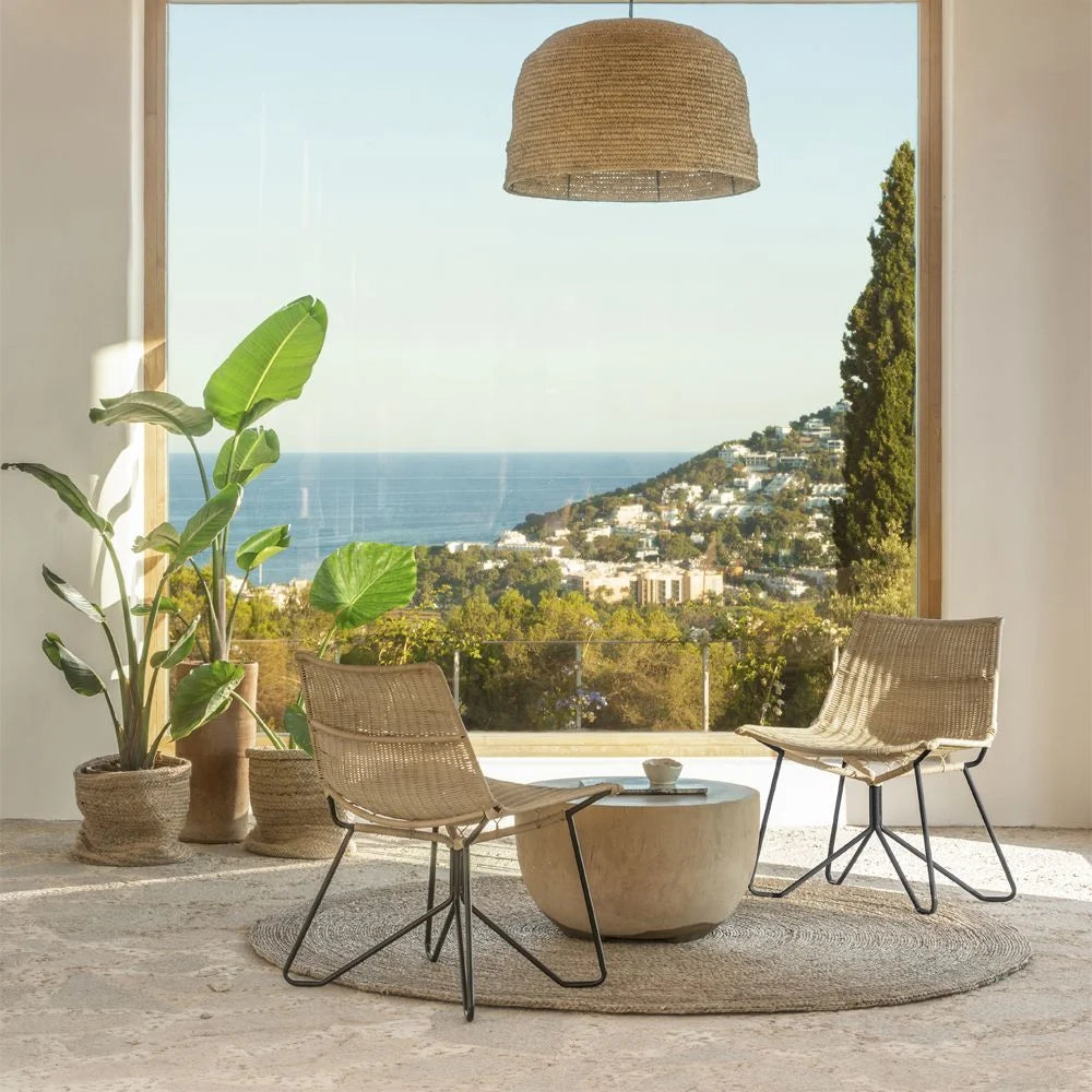 Silla CAMP Lounge Rattan CL Black