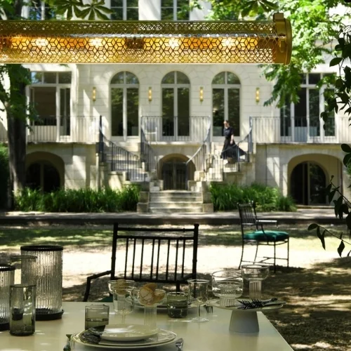 Lámpara colgante Vendôme Brass para hoteles