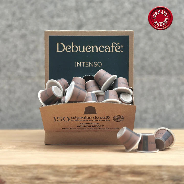 Cápsulas compostáveis de café extra intenso (50 cápsulas)