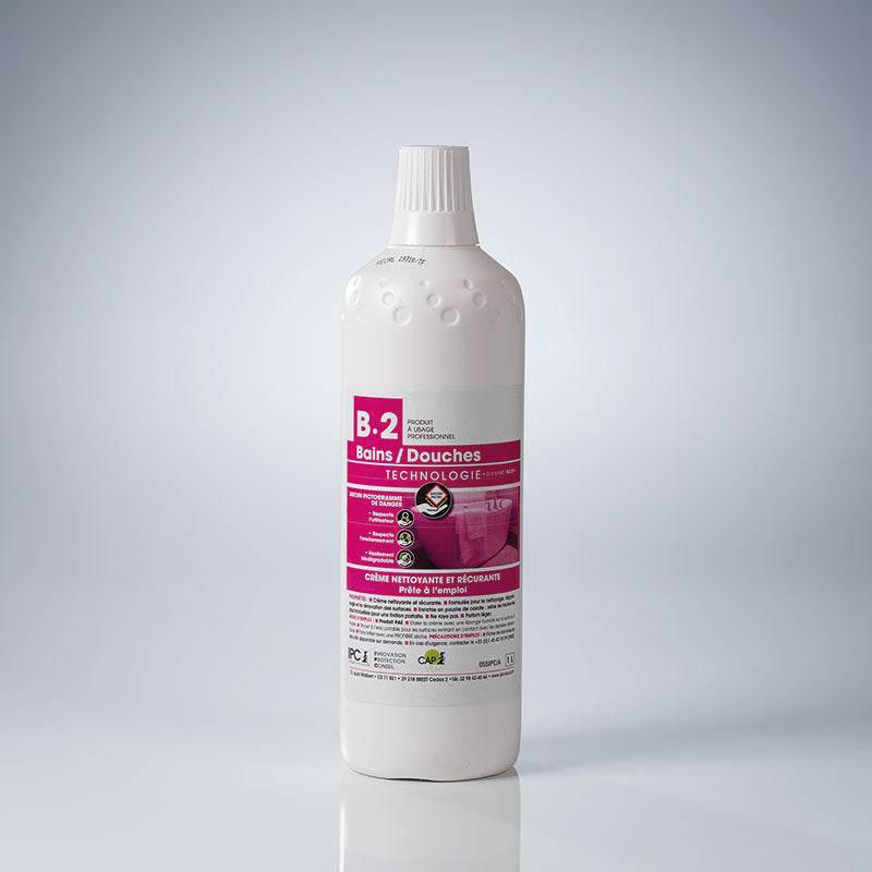 Crema limpiadora para baños