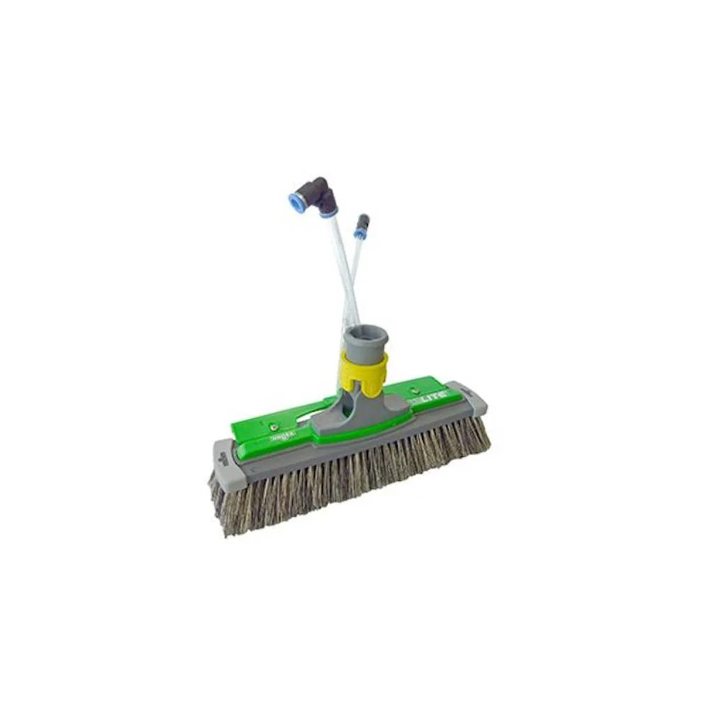 Escova híbrida nLITE® de 28 cm – Cerdas naturais + cerdas elétricas para hotéis