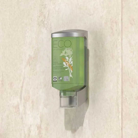 Champú para cuerpo y cabello 300ml para hoteles ECO by Green Culture – Press + Wash