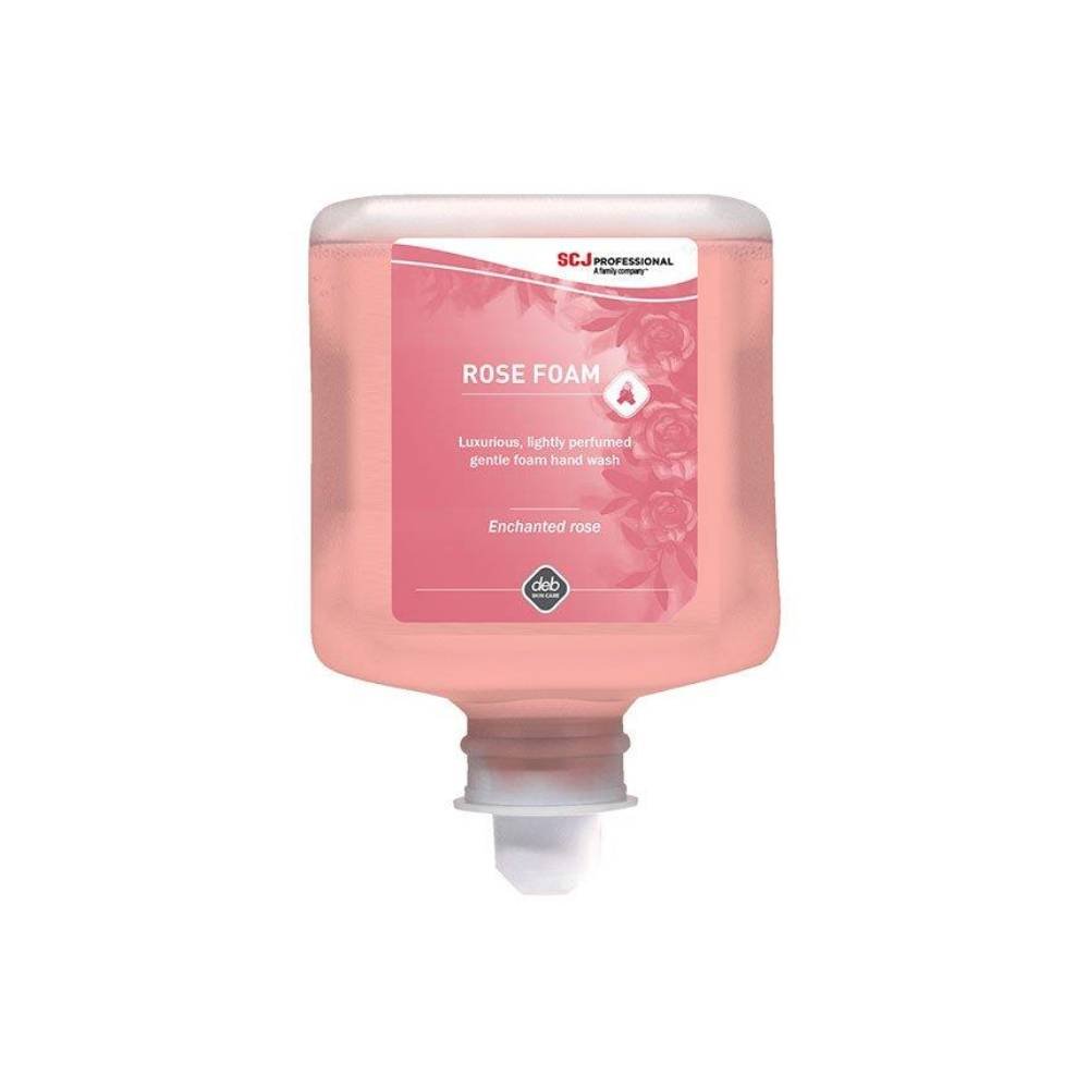 Recharge de savon moussant parfumé à la rose 1L pour hôtels