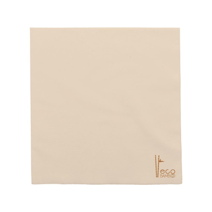 Paquete 100 servilletas naturales 25x25 cm ECO Bamboo para hoteles