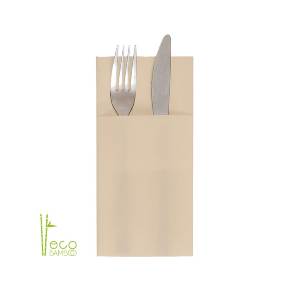 Paquete 50 servilletas canguro 40x40 cm ECO Bamboo para hoteles