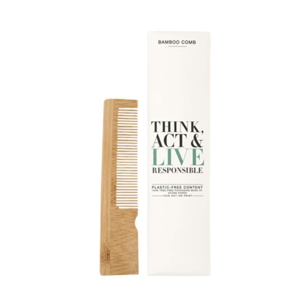 Peine de bambú para hoteles - Think act & live
