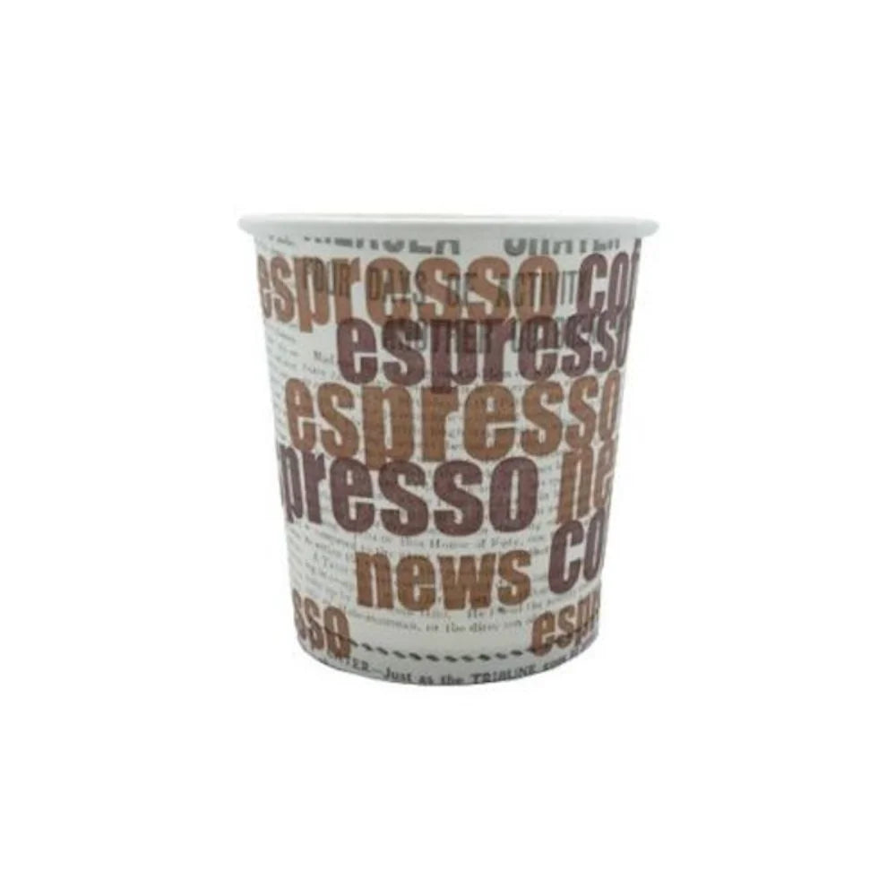 Pack 50 vasos de papel café 360 ml para hoteles