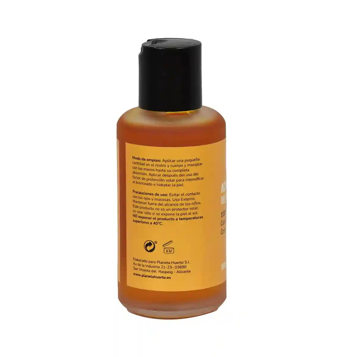 Aceite bronceado natural 100 ml para hoteles