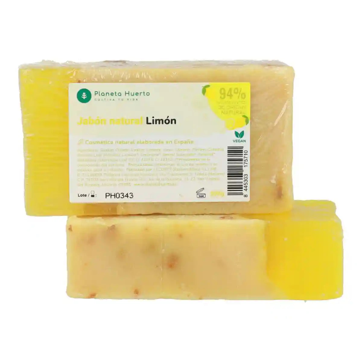 Jabón natural a base de aceite de oliva y limón 100 g para hoteles