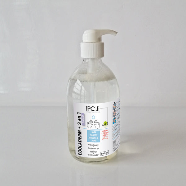 ECOLADERM 3 EN 1 DELICADO Gel Limpiador para Manos, Cuerpo y Cabello***