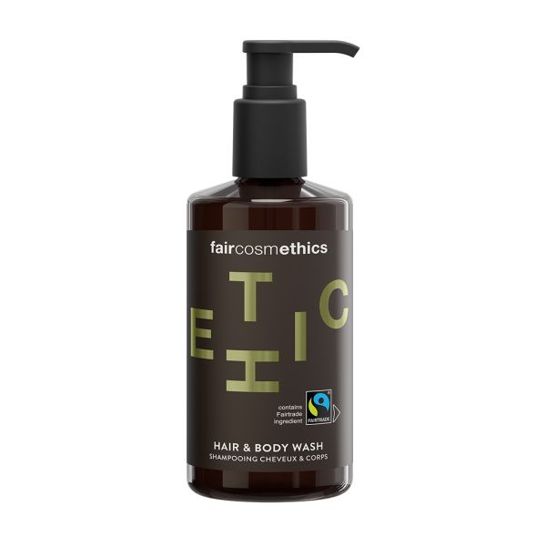 Shampoing corps et cheveux 300 mL pour hôtels Fair Cosmethics - Pompe