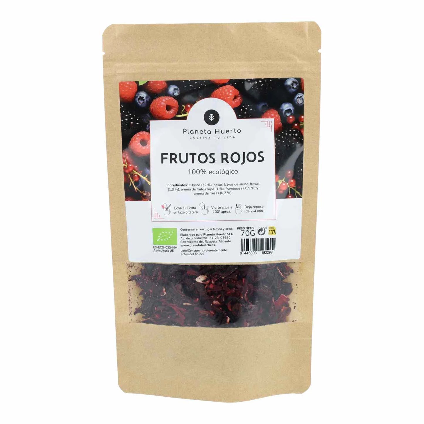 Infusión de Frutos Rojos ECO 20 pirámides