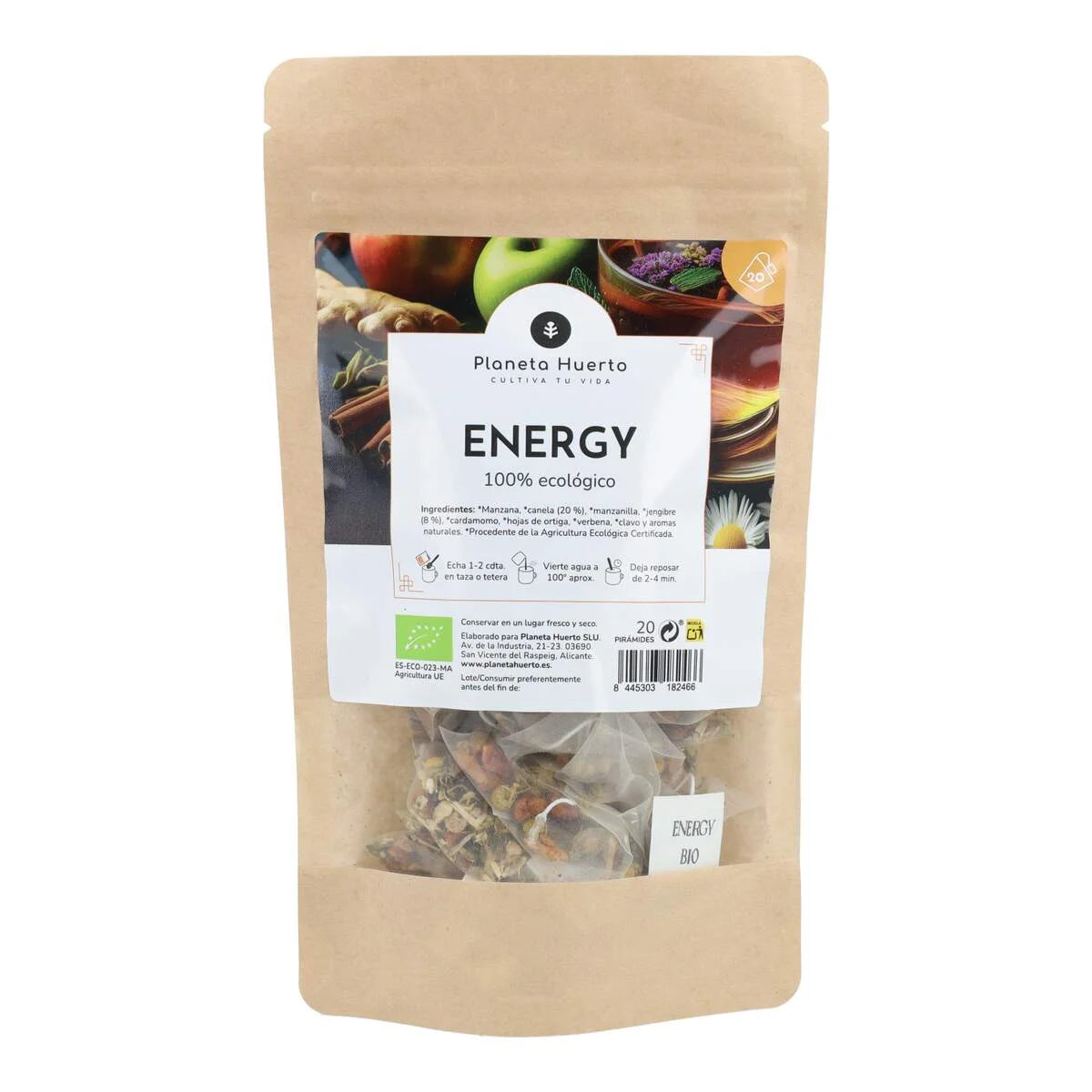 Infusión Energía ECO 20 pirámides