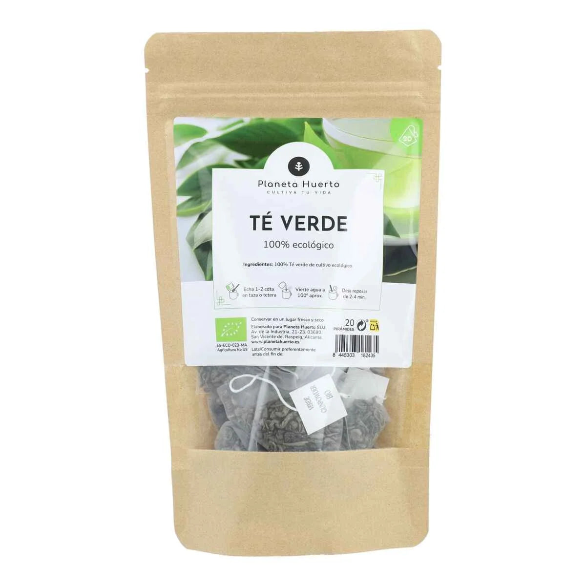 Té Verde Gunpowder ECO 20 pirámides