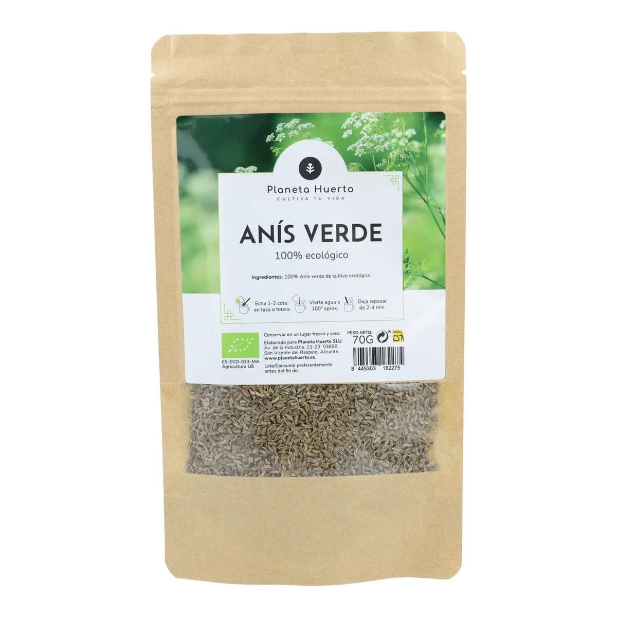 Anís verde en grano ECO 70g