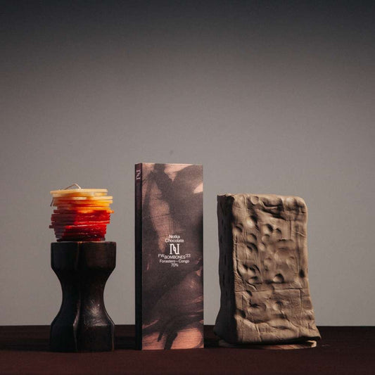 Caja de 12 bombones con cacao de origen Congo