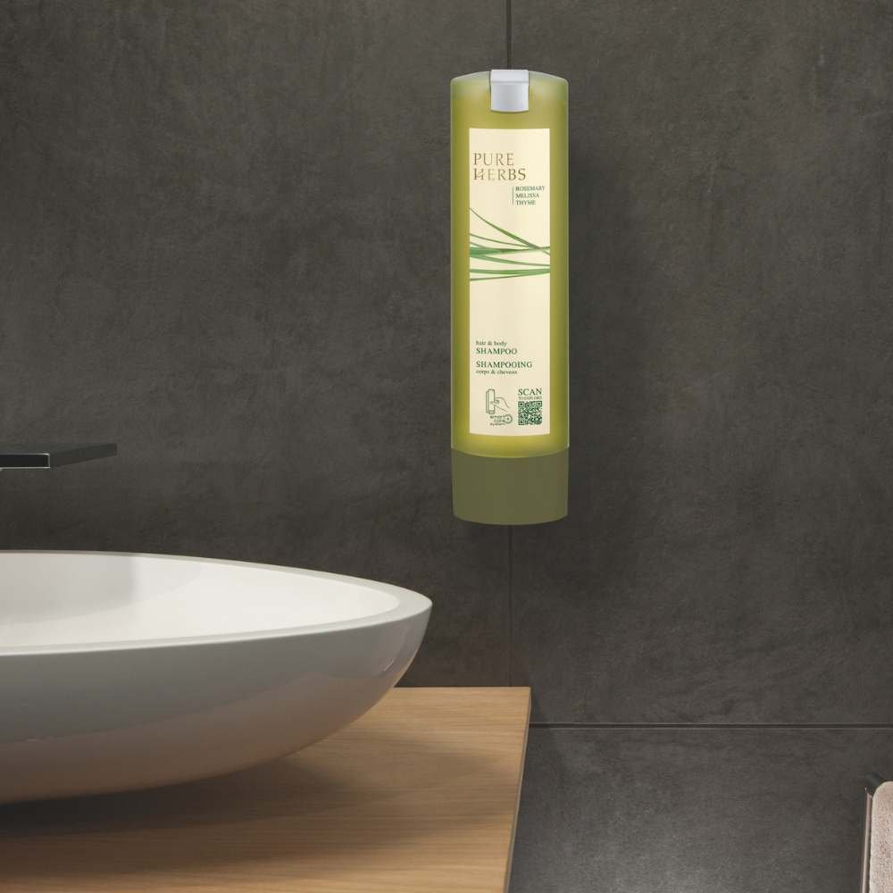 Champú con acondicionador 300ml para hoteles Pure Herbs - Smart Care