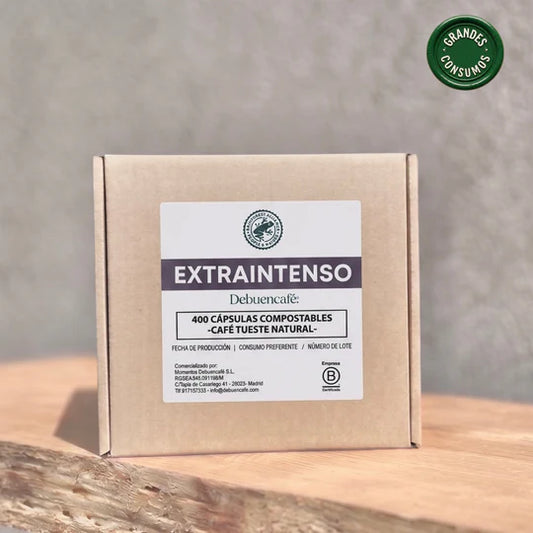 Capsules compostables de café extra intense (50 capsules)