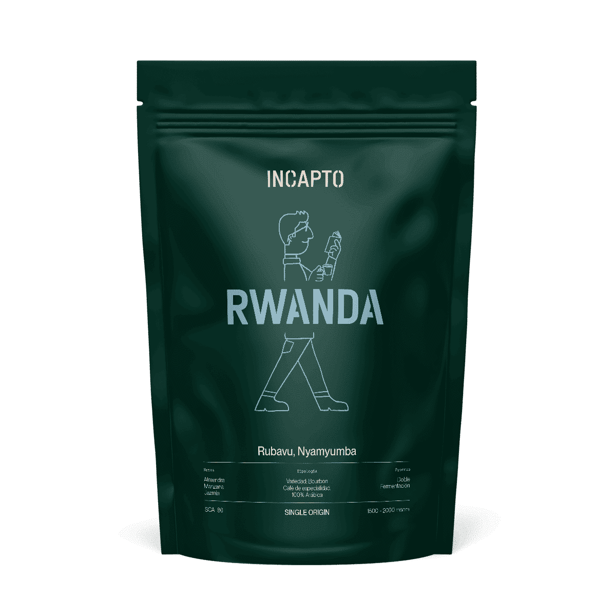 Café de Ruanda en grano 1Kg