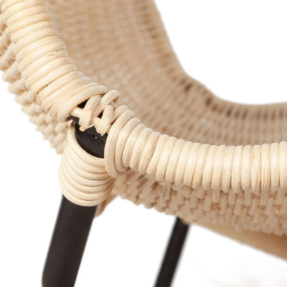 Silla CAMP Lounge Rattan CL Black