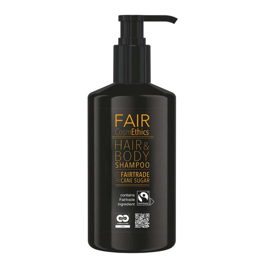 Shampoing corps et cheveux 300 mL pour hôtels Fair Cosmethics - Pompe 