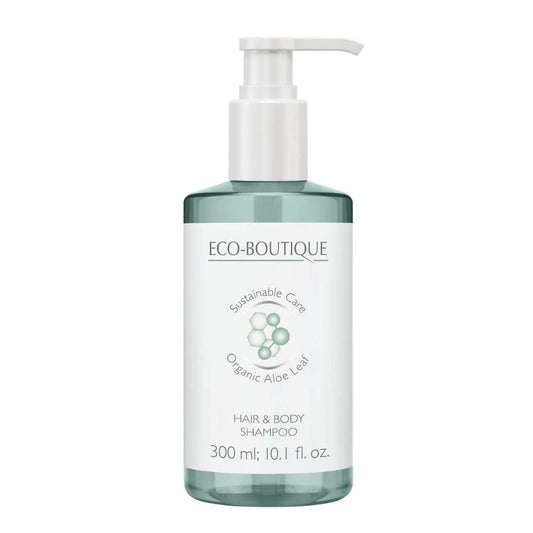 Champô 300ml para corpo e cabelo para hotéis boutique ecológicos - Bomba 