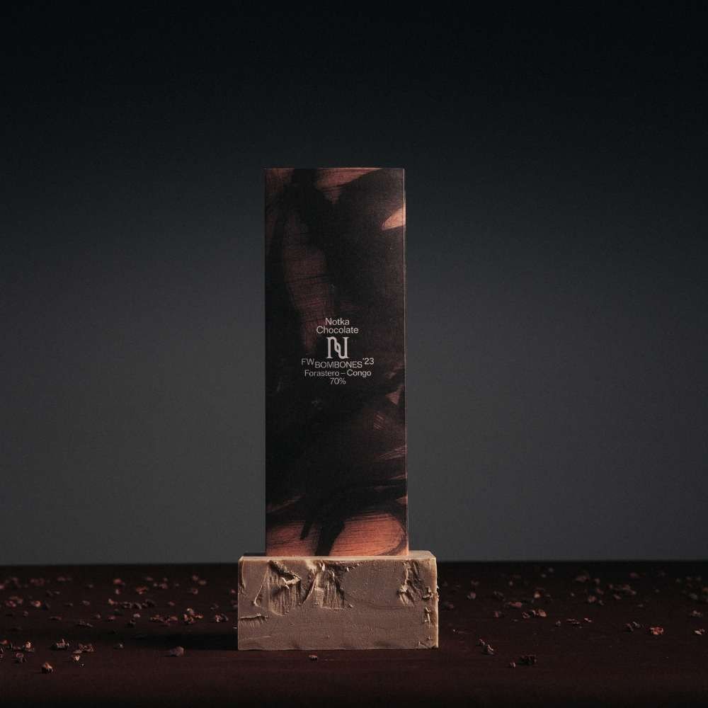 Caja de 12 bombones con cacao de origen Congo