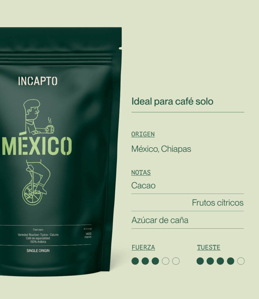 Café de México en grano 1Kg