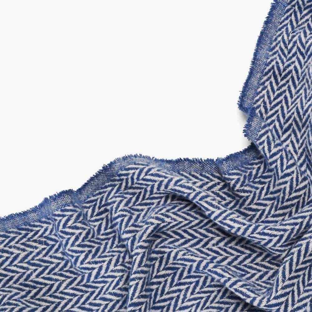 Manta de algodón ecológico azul para hoteles