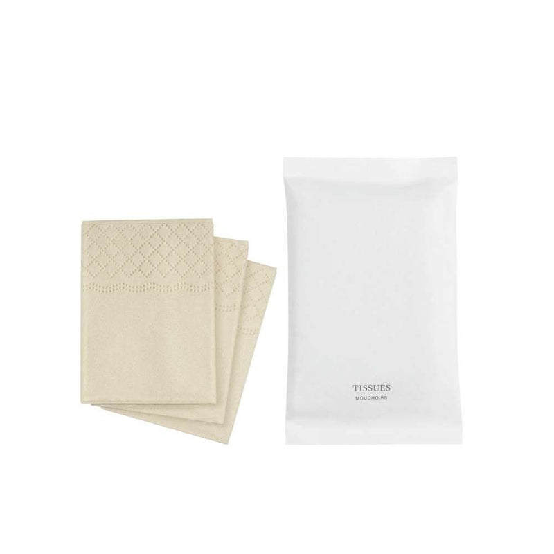 Lenços de bolso de 3 peças para hotéis - Eco essenciais (200 unidades)
