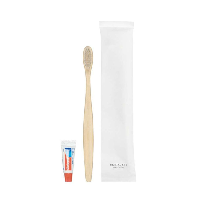 Kit dentário para hotéis - Eco essencial (100 unidades)