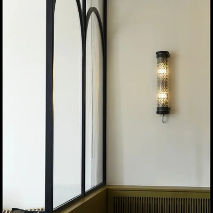 Aplique de pared Monceau Mini Coal Petrol para hoteles