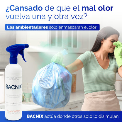 BACNIX spray neutralizador de olores  12 unidades
