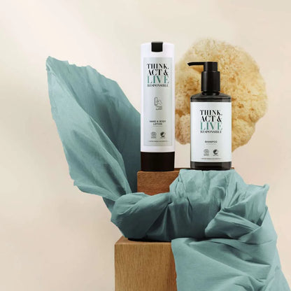 Condicionador de 300ml para hotéis Think Act &amp; Live - Bomba