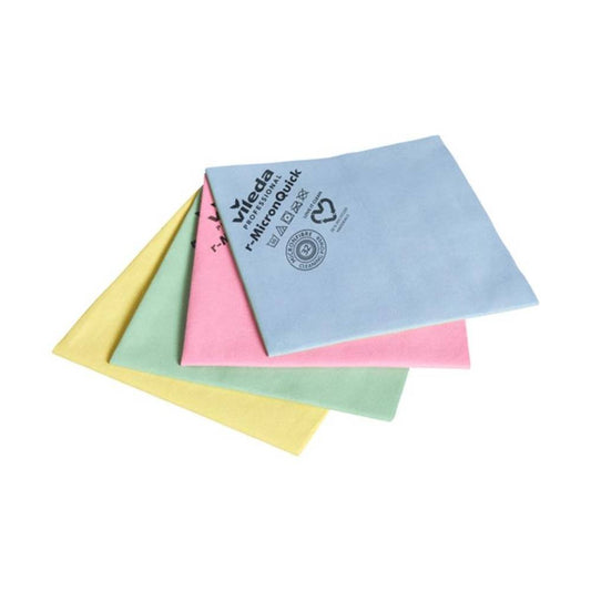 Chiffon bleu rapide R-MicronQuick 38x40 cm pour hôtels