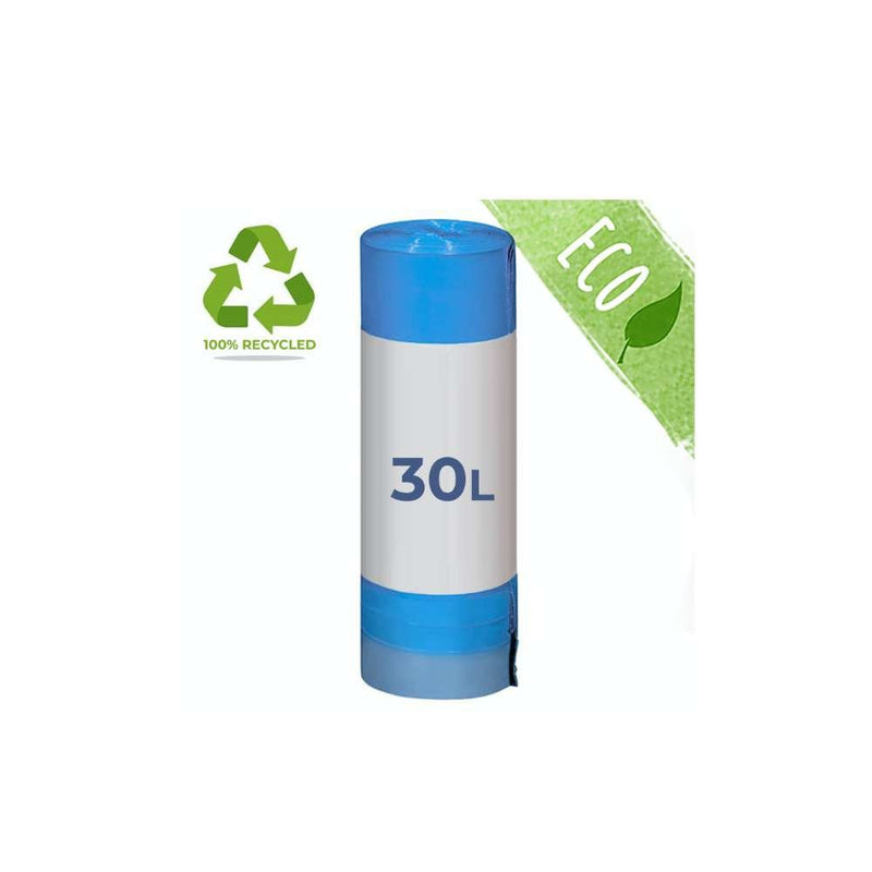 Sacs poubelles recyclés de 30 L en vrac pour les hôtels