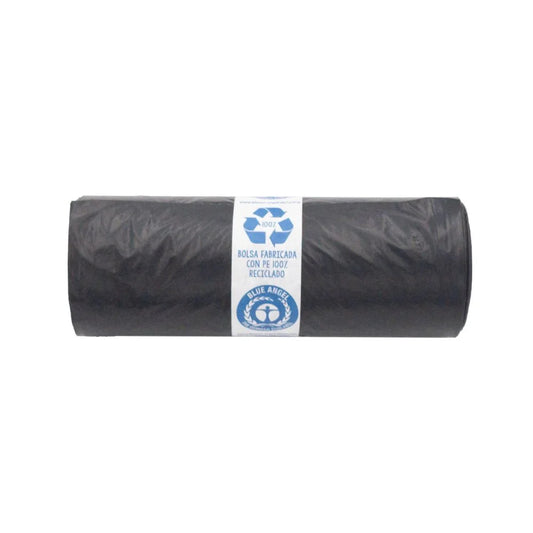 Rollo 10 bolsas de basura negras extra fuertes 115x135 cm capacidad 200 L para hoteles