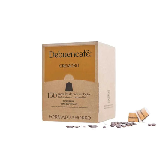Cápsulas compostables café cremoso