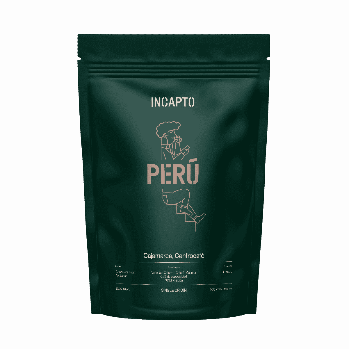 Café de Perú en grano 1kg