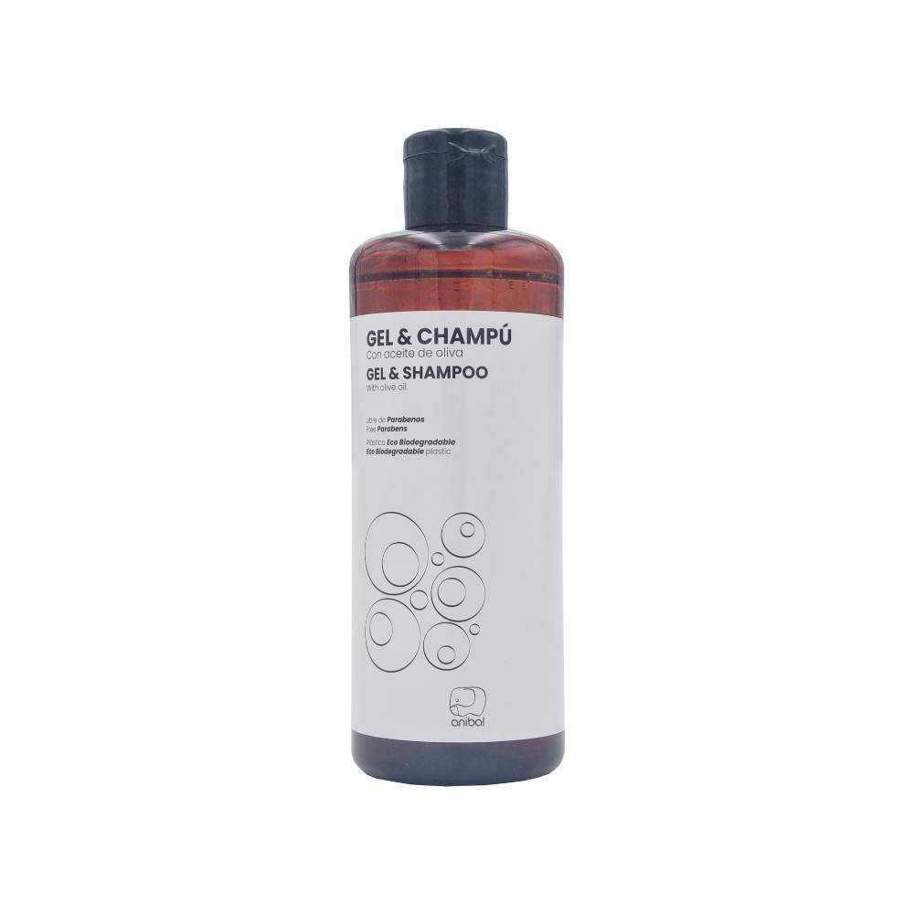 Recarga de gel de champô Anibal de 300ml para hotéis (embalagem de 28 unidades)