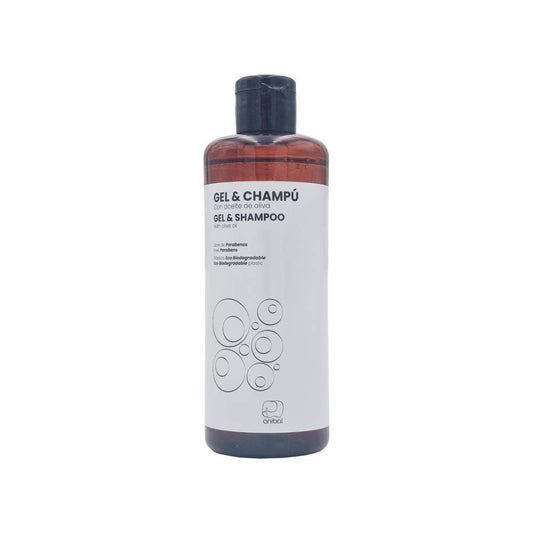 Recarga de gel de champô Anibal de 300ml para hotéis (embalagem de 28 unidades)