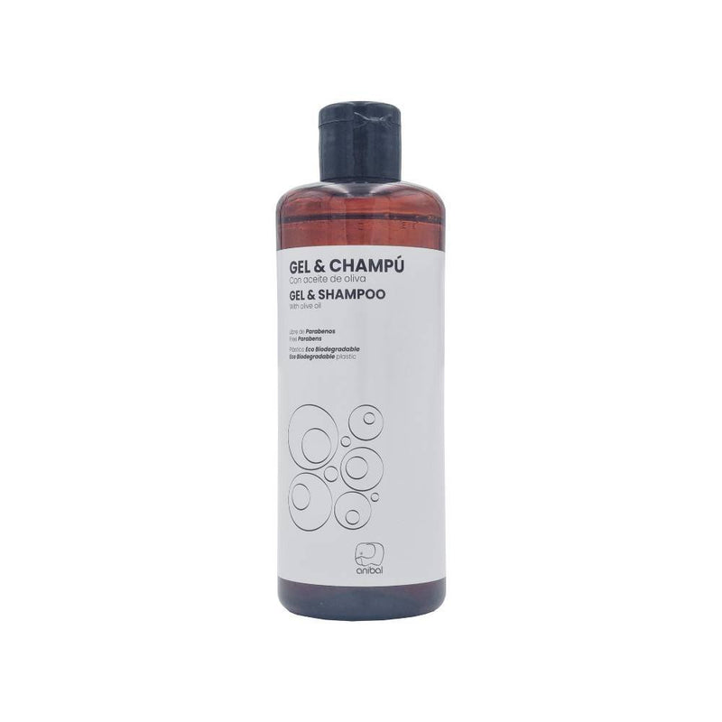 Recharge de shampoing gel Anibal 300 ml pour hôtels (paquet de 28 unités)