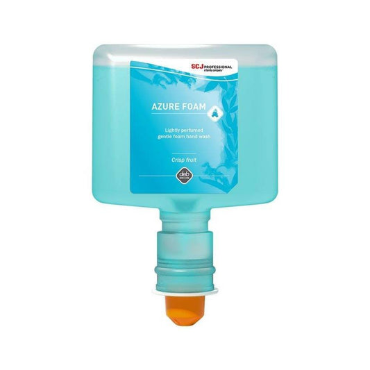 Recarga de sabonete líquido espumante Azure Foam Wash Refresh 1,2L para hotéis (3 unidades)