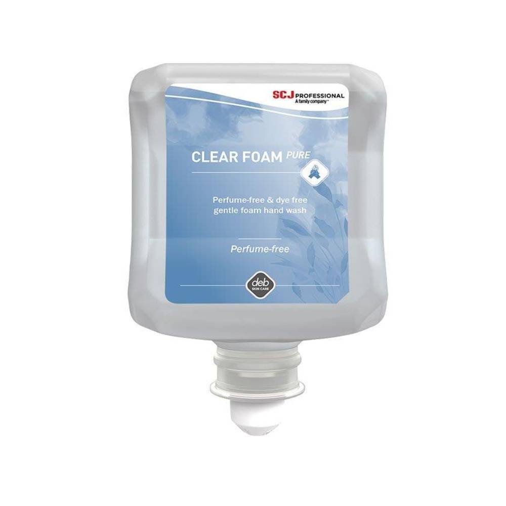 Refresh Clear Foam Pure Recarga de sabonete líquido espumante sem perfume, 1 litro (6 unidades)