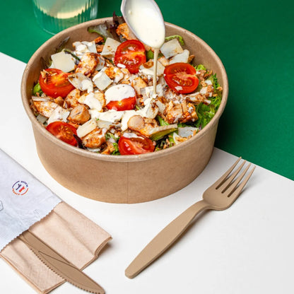 Cartón de 160 kits de cubiertos 4 en 1 para hoteles