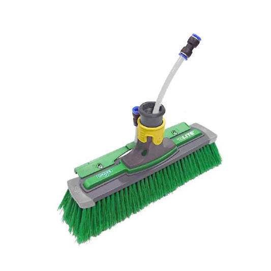 Cepillo Power nLITE® 28 cm con puntas abiertas – limpieza profesional sin arañazos para hoteles