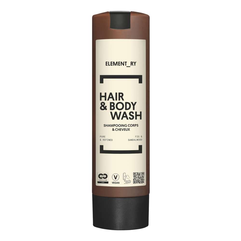 Champú cuerpo y cabello 300 ml para hoteles Element_ry