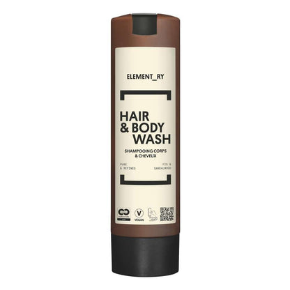 Champú cuerpo y cabello 300 ml para hoteles Element_ry