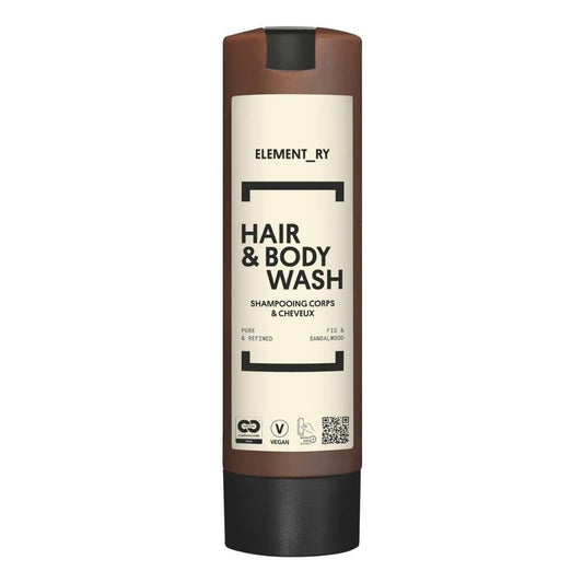 Shampoing corps et cheveux 300 mL pour hôtels Element Ry 