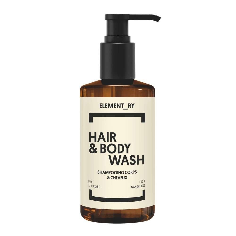 Champú para cuerpo y cabello 300 ml para hoteles Element_ry - Pump
